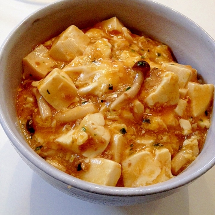 ふわふわ卵の麻婆丼